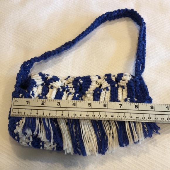Hand Made Macrame Small Bag - Picture 6 of 7